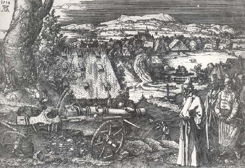 Albrecht Durer The Great Cannon Spain oil painting art